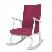 Asedia Trend Lake Fuşya Sallanan Sandaye Dinlenme Emzirme Baba Tv Okuma Koltuğu Berjer thumbnail 1