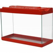 Girist Pet Renkli Kapak Mini Akvaryum 35 cm Turuncu - 1