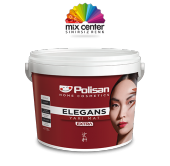 Polisan ELEGANS Yarımat Silikonu SAKİN GRİ (Ci-7622) Küf Önleyici Antibaktetiyrel Boya Tüm Renkler - 1