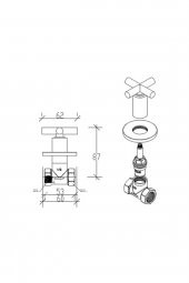 Cross (pprc) Stop Valf - 2