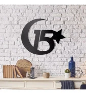 Lazer Kesim Metal Tablo Ay Yıldız 15 Temmuz Tablo Dekoratif Duvar Süsü  Otantik Tablo 40x47 cm - 2