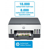Hp Smart Tank 720 Fotokopi Tarayıcı Wi-Fi Airprint Çift Taraflı Renkli Tanklı Yazıcı 6Uu46a - 1