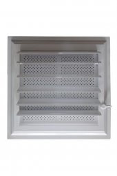 Plastik Menfez 45x45 Yapışkan Bantlı Beyaz - 2