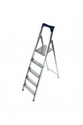Galvanizli Katlanabilir Çok Amaçlı Profil Merdiven 4+1 Basamak - 1