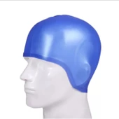 Siyah Silikon Renkli Bone Düzrenk Slikon Bone  Mavi Standart - 1