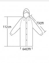 Raıncoat Yağmurluk - Siyah  Mor Tek Ebat - 8