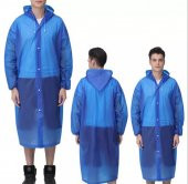 Raıncoat Yağmurluk - Siyah  Mavi Tek Ebat - 3