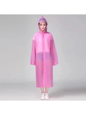 Raıncoat Yağmurluk - Siyah Pembe Tek Ebat - 7