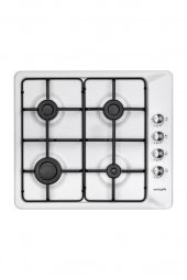 Eminçelik EC-AH 3140 WE60 NG Beyaz Emaye Ankastre Ocak - 1