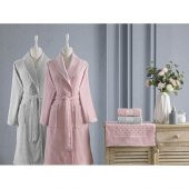 ÖZDİLEK BLOSSOM HAPPY SET PEMBE-GRİ - 1