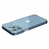 FitCase iPhone 14 Pro Max Kılıf Kamera Korumalı Silikon Şeffaf Arka Kapak - 3