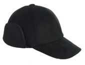 Kışlık Kaşe  Kep Beyzbol Şapka Kaşe Şapka  Lacivert Tek Ebat - 8