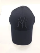 Lacivert New York Yankees Baskılı Şapka Beyaz Tek Ebat - 10