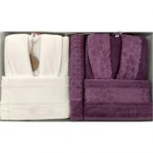 ÖZDİLEK BLOSSOM HAPPY SET MÜRDÜM-KREM - 1