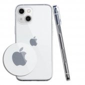 FitCase iPhone 14 Plus Kılıf Kamera Korumalı Silikon Şeffaf Arka Kapak - 2