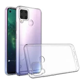 FitCase Realme C15 Kılıf Kamera Korumalı Silikon Şeffaf Arka Kapak - 1