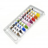 Akrilik Boya 10 Renk 9 Ml Tüp 1 Paket 10 Lu Akrilik Boya Seti - 2