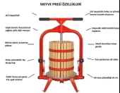 Fenglin MAC 5G WB Meyve Sıkma Presi 18 Lt - 3