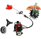 Gardenpro 520D Benzin Motorlu Tırpan + Baseh Çapalama Aparatı - 1