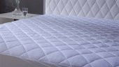 Kapitone Fitted Yatak Koruyucu Tek Kişilik Kapitoneli Pamuklu Sıvı Geçirmez Yatak Alezi 100x200 CM - 8