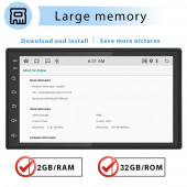 9 inç Universal Android 13 / 2-32 GB / Gerçek 2gb.ram 2Din Double Ekran Oto Multimedya arkası ince Kasa - 2