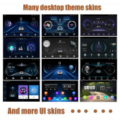 9 inç Universal Android 13 / 2-32 GB / Gerçek 2gb.ram 2Din Double Ekran Oto Multimedya arkası ince Kasa - 3