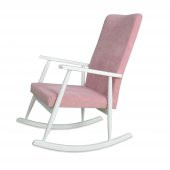 Asedia Trend Lake Pembe Sallanan Sandalye Dinlenme Emzirme Baba Tv Okuma Koltuğu Berjer thumbnail 1