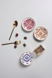 Porland Arabesque 6lı Mini Kase Takımı 10cm - 1
