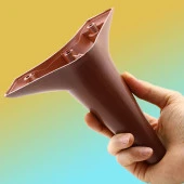 Aspen Lüks Mobilya Kanepe Sehpa TV Ünitesi Koltuk Ayağı 15 cm Kahverengi Ahşap Desenli Baza Ayak (10 ADET) - 3