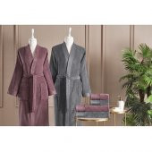 Özdilek Ditsy Aile Seti Mürdüm-Antrasit - 1