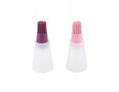 TANTİTONİ AÇIK PEMBE VİŞNE SİLİKON FIRÇA SETİ 11,6 CM - 1