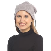 Siyah Polar Boyunluk Bayan Polar Boyunluk Bere  Gri thumbnail 3