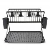 TANTİTONİ KOYU GRİ KATLANABİLİR BÜYÜK BULAŞIKLIK - 1