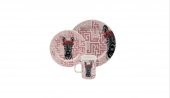 Gordion pembe zebra mama takımı - 1