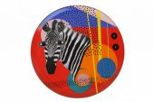 Porland Wild Life Zebra Düz Tabak 28cm - 1