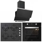 Silverline BO6502B01 - CS5335B01 - 3420 Classy 60 Siyah Ankastre Set thumbnail 1