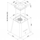 Silverline 4385 NEAT Somon Dekoratif Ada Davlumbaz A 50 cm - 2