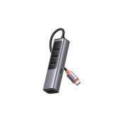 Mcdodo HU-1120 100W 1TypeC 4USB 3.0 Çoklayıcı Adaptör - Gri - 4