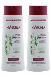 Restorex Sampuan Sağlıklı Uzama Etkili 500 ml Normal Saçlar X 2 Adet - 1