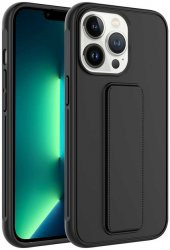 Apple iPhone 14 Pro Max Kılıf Standlı Mat Pürüzsüz Kapak - 3