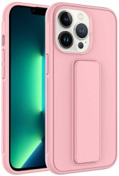 Apple iPhone 14 Pro Max Kılıf Standlı Mat Pürüzsüz Kapak - 5