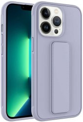 Apple iPhone 14 Pro Max Kılıf Standlı Mat Pürüzsüz Kapak - 6