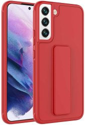 Samsung Galaxy S22 Plus Kılıf Standlı Mat Pürüzsüz Kapak - 1