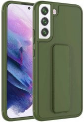 Samsung Galaxy S22 Plus Kılıf Standlı Mat Pürüzsüz Kapak - 4