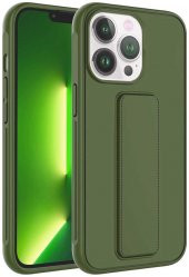 Apple iPhone 13 Pro Max Kılıf Standlı Mat Pürüzsüz Kapak - 4
