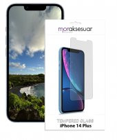 Apple iPhone 14 Plus Temperli Kırılmaz Cam Ekran Koruyucu Sert - 1