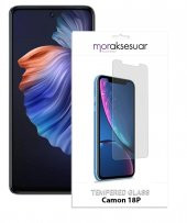 Tecno Camon 18P Temperli Kırılmaz Cam Ekran Koruyucu Sert - 1
