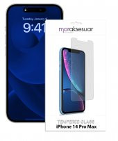 Apple iPhone 14 Pro Max Temperli Kırılmaz Cam Ekran Koruyucu Sert - 1