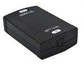 Optik Giriş - Coaxial Çıkış Dijital Ses Çevirici - Siyah - 1