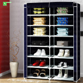 PORMET 2 Bölmeli Bez Dolap, Bez Ayakkabılık - Lacivert - 1